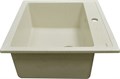 Кухонная мойка AZARIO Litos 570x505x200 искусственный мрамор, цвет Бежевый (CS00078324) CS00078324