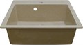 Кухонная мойка AZARIO Litos 570x505x200 искусственный мрамор, цвет Песочный (CS00078326) CS00078326