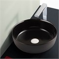 Раковина Azario 38,5х38,5х14 ультратонкая, черная глянец (AZ-4003) AZ-4003