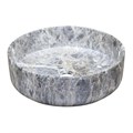 Раковина-чаша Azario 355х355х120 накладная, круглая, темный мрамор (AZ-3134-M816) AZ-3134-M816