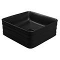Раковина-чаша Azario 395х395х150 накладная, квадратная, черный матовый (AZ-2075-B-MB) AZ-2075-B-MB