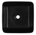 Раковина-чаша Azario 395х395х150 накладная, квадратная, черный матовый (AZ-2075-B-MB) AZ-2075-B-MB
