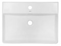 Раковина накладная Azario 600х420х120 прямоугольная, белый матовый (AZ-2173-MW) AZ-2173-MW