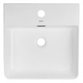 Раковина накладная Azario 420х420х120 квадратная, белый матовый (AZ-2177-MW) AZ-2177-MW