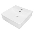 Раковина накладная Azario 420х420х120 квадратная, белый матовый (AZ-2177-MW) AZ-2177-MW