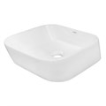 Раковина-чаша Azario 390х350х120 накладная, округлая, белый глянец (AZ-2241) AZ-2241
