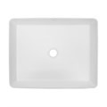Раковина накладная Azario 505х400х110 прямоугольная, белый глянец (AZ-7050K) AZ-7050K