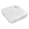 Раковина накладная Azario 460x460x100 квадратная, белый глянец (AZ-2181) AZ-2181