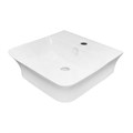 Раковина накладная Azario 410х410х125 квадратная, белый глянец (AZ-2257) AZ-2257