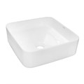 Раковина-чаша Azario 375x375x135 накладная, квадратная, белый глянец (AZ-2283) AZ-2283