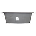 Кухонная мойка AZARIO Tavas 620х480х197 кварцевая, прямоугольная, сифон в комплекте, цвет Серый (CS00097671) CS00097671