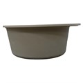Кухонная мойка AZARIO Sivas 480х480х197 кварцевая, круглая, сифон в комплекте, цвет Песочный (CS00097655) CS00097655