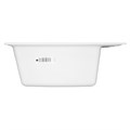 Кухонная мойка AZARIO Milas 480х420х197 кварцевая, прямоугольная, сифон в комплекте, цвет Белый (CS00097665) CS00097665