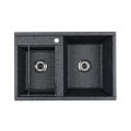 Кухонная мойка  Aquaton Делия 78 DBL 2 чаши, цвет графит (1A723132DE210) 1A723132DE210