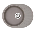 Кухонная мойка AQUATON Чезана, цвет серый шелк (1A711232CS250) 1A711232CS250