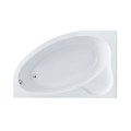 Ванна акриловая асимметричная Santek Эдера 170х100, левосторонняя, белая 1.WH50.1.662