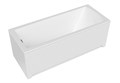 Ванна акриловая AZARIO ENRICA прямоугольная 150*70 см (AV.0030150) AV.0030150