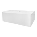 Ванна акриловая Azario LAGO BLANCO 1700х750х580 пристенная, правая, в комплекте с сифоном и металлической рамой (AZ-6724-1CR) AZ-6724-1CR 17075