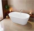 Ванна акриловая Loranto 1600х750х580 отдельностоящая, в комплекте с сифоном и опорными ножками (CS-01-160) CS-01-160