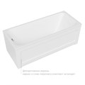 Ванна акриловая Azario BELLA 120*70 см, пристенная, прямоугольная, белый (AV.0020120) AV.0020120