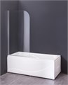 Шторка для ванны Loranto 65х120 прозрачное стекло 6 мм (CS-F01) CS-F01 120*65