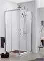 Душевое ограждение Azario GREENWOOD 1000х1000х1950, БЕЗ ПОДДОНА, прозрачное стекло 6 мм, цвет профиля серебро (AZ-NNE1142 1000) AZ-NNE1142 1000
