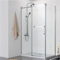 Душевое ограждение Azario VANCOUVER (900х1200х2000) L, без поддона, прозрачное стекло 8 мм, цвет профиля серебро (AZ-NKF1131-L 900) AZ-NKF1131-L 900