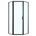 Душевое ограждение Azario RICHMOND (900х900х2000), БЕЗ ПОДДОНА, прозрачное стекло 6 мм, цвет профиля черный (AZ-NAG3231 900 Black) AZ-NAG3231 900 Black