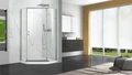 Душевое ограждение Azario DALLAS 100х100х200 хром, 5мм прозрачное стекло AZ-112P 100*100