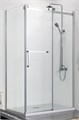 Душевое ограждение Azario VANCOUVER 800х1200х2000 R, без поддона, прозрачное стекло 8 мм, цвет профиля серебро (AZ-NKF1131 R 800) AZ-NKF1131 R 800