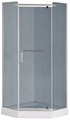 Душевое ограждение LORANTO 90х90х200 с низким поддоном 13см, серое закаленное стекло 6 мм, профиль сатин (CS-816S B 90 (GRAY)) CS-816S B 90 (GRAY)