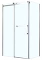Душевое ограждение Azario VANCOUVER 1000х1200х2000 L, без поддона, прозрачное стекло 8 мм, цвет профиля серебро (AZ-NKF1131L 1000) AZ-NKF1131L 1000