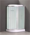 Душевая кабина LORANTO 120х80х215 с низким поддоном 13 см, белое закаленное стекло 4 мм, профиль хром (CS-66121R F 120) CS-66121R F 120