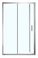 Душевое ограждение AZARIO 1200х800х2000, БЕЗ ПОДДОНА, прозрачное стекло 6 мм, открывание налево, цвет профиля серебро (AZ-ND1131 L 1200) AZ-ND1131 L 1200