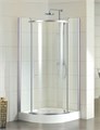 Душевое ограждение Azario EDMONTON 900х900х2000, БЕЗ ПОДДОНА, распаш дверь, 8 мм, профиль хром AZ-NNC2231 900