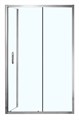 Душевое ограждение AZARIO 1200х800х2000, БЕЗ ПОДДОНА, прозрачное стекло 6 мм, открывание направо, цвет профиля серебро (AZ-ND1131 R 1200) AZ-ND1131 R 1200