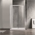 Душевое ограждение AZARIO 1200х800х2000, БЕЗ ПОДДОНА, прозрачное стекло 6 мм, открывание направо, цвет профиля серебро (AZ-ND1131 R 1200) AZ-ND1131 R 1200