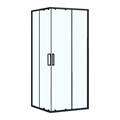 Душевое ограждение Loranto NEO 100x100x190 прозрачное закаленное стекло 5 мм, профиль черный, без поддона (CS-21809B-100) CS-21809-100B