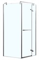 Душевое ограждение Azario MONTREAL 900х900х2000 R, со стеклянной полкой, без поддона, прозрачное стекло 8 мм, цвет профиля серебро (AZ-NWG1231-R) AZ-NWG1231-R
