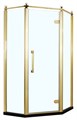 Душевое ограждение Azario ONTARIO 900х900х2000, без поддона, прозрачное стекло 8 мм, цвет профиля золото глянцевое (AZ-NBB3231 900 GOLD) AZ-NBB3231 900 GOLD