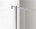 Душевая перегородка Azario CHICAGO 1200х1950 прозрачное стекло 8 мм, покрытие EASY CLEAN, подвижная доп.перегородка 50 см, цвет профиля серебро (AZ-NAR6321 1200) AZ-NAR6321 1200