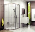 Душевой уголок Blix XP2CP4 -90 R 500 блестящий + Транспарент X3B270C00Z1C