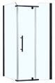 Душевое ограждение AZARIO EDMONTON 900х900х2000 стекло прозрачное 8 мм, профиль черный (AZ-NNC1231 900 BLACK) AZ-NNC1231 900 BLACK