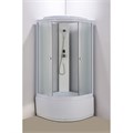 Душевая кабина Loranto 90x90x215 поддон 40 см, 4 мм матовое стекло, профиль и задняя стенка белого цвета (CS-986ТМ/W) CS-986ТМ/W