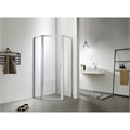Душевое ограждение Azario RICHMOND 1000х1000х2000 5-угольный, БЕЗ ПОДДОНА, прозрачное стекло 6 мм,  профиль серебро (AZ-NAG3231 1000) AZ-NAG3231 1000