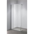 Душевая перегородка Loranto 120x195 Walk-in. Доп.створка 20см. Регулируемый кронштейн 80-100 Прозрачное стекло 6 мм. Профиль Хром (CS-L801 120) CS-L801 120