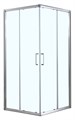 Душевое ограждение Azario GREENWOOD 1100х1100х1950, БЕЗ ПОДДОНА, прозрачное стекло 6 мм, цвет профиля серебро (AZ-NNE1142 1100) AZ-NNE1142 1100