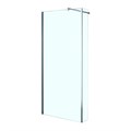 Душевая перегородка Loranto 140x195 Walk-in. Доп.створка 20см. Регулируемый кронштейн 80-100 Прозрачное стекло 6 мм. Профиль Хром (CS-L801 140) CS-L801 140
