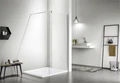 Душевая перегородка Azario CHICAGO Walk-in 700x1950 прозрачное стекло 8 мм, покрытие EASY CLEAN, цвет профиля серебро (AZ-NAR6310 700) AZ-NAR6310 700