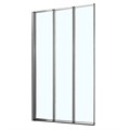 Шторка для ванны AZARIO PRESTON 800*1500 3-х секционная, прозрачное стекло 4 мм, цвет профиля хром (AZ-NFC6433 800) AZ-NFC6433 800